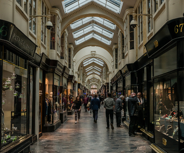 Burlington Arcade and Afternoon Tea at The Wolseley