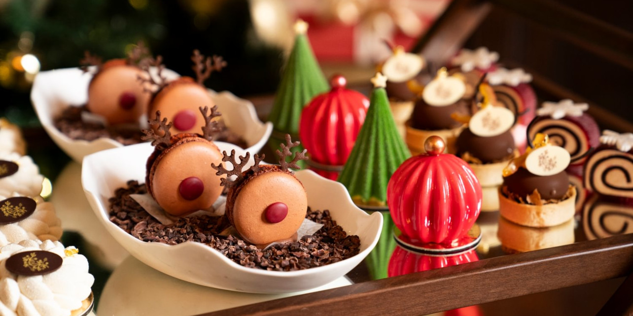 Festive Afternoon Tea Pastries Boringdon Hall