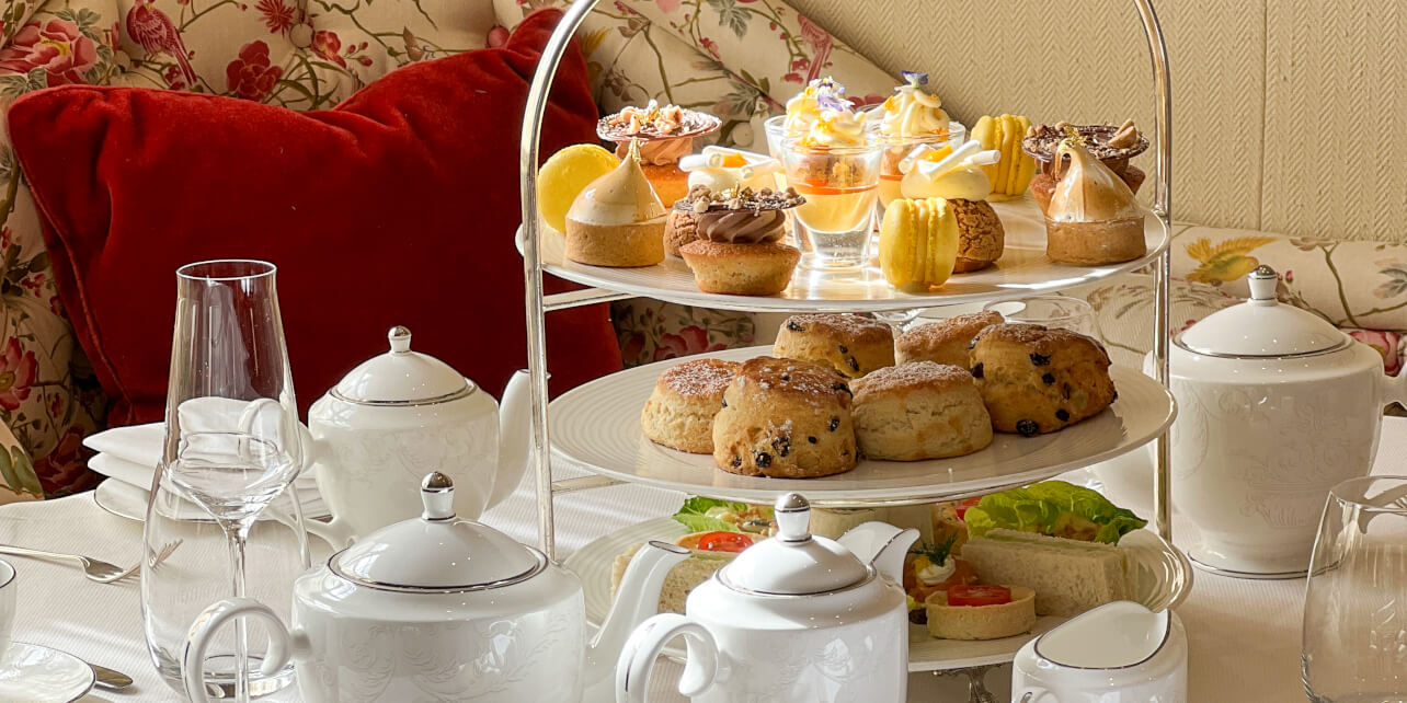 Afternoon Tea at Summer Lodge Country House Hotel