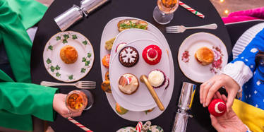 Festive Afternoon Tea served at Brigit's Bakery, Covent Garden