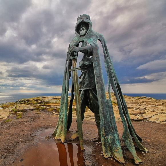 Statue of King Arthur Tintagel