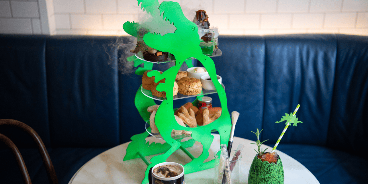 Jurassic Afternoon Tea Stand