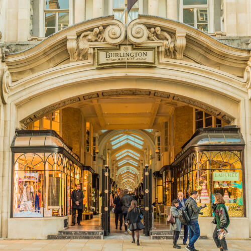 Burlington Arcade Mayfair London